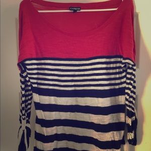 Express color block top